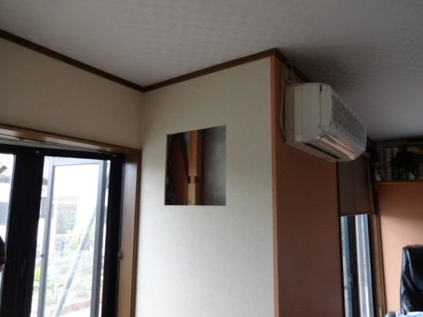 アンコールレッド　壁